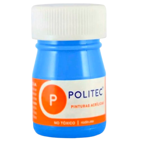 PINTURA ACRILICA AZUL CELESTE POLITEC