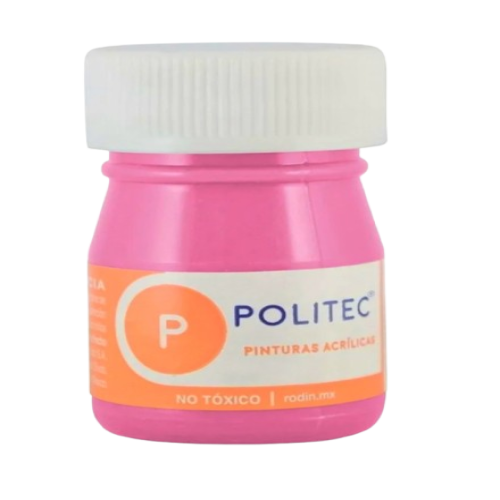 PINTURA ACRILICA CARMIN CLARO POLITEC