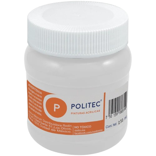 PINTURA ACRILICA BLANCO POLITEC 250 ML