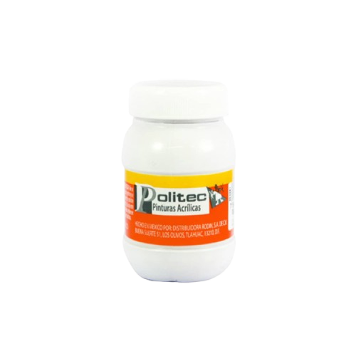 PINTURA ACRILICA BLANCO TITANIO POLITEC 100ML